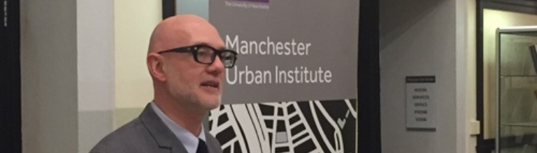 Professor Kevin Ward speaks at a recent MUI event.
