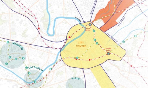 Map of Manchester